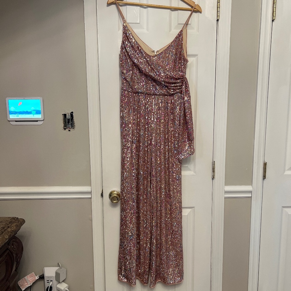 Women’s sequin revolve jumpsuit !